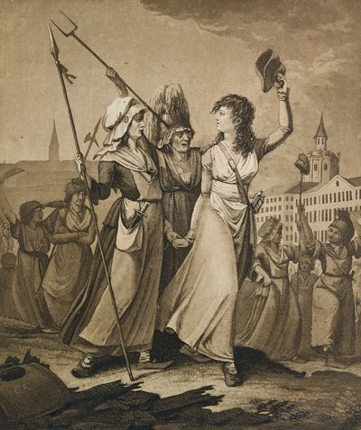 Pescivendole di Parigi, ottobre 1789 da German School